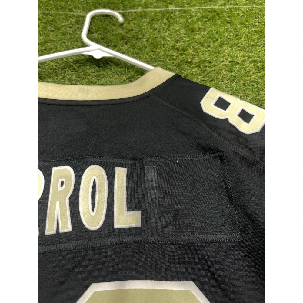 New Orleans Saints Wesley Carroll Nike Jersey Mens XXL 2XL Black #82 Football